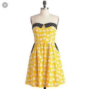 Retrolicious toast and toaster dress in L